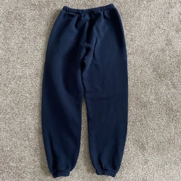 SPRWMN Navy Blue Heart Logo Fleece Jogger Sweatpants XS - Picture 13 of 15